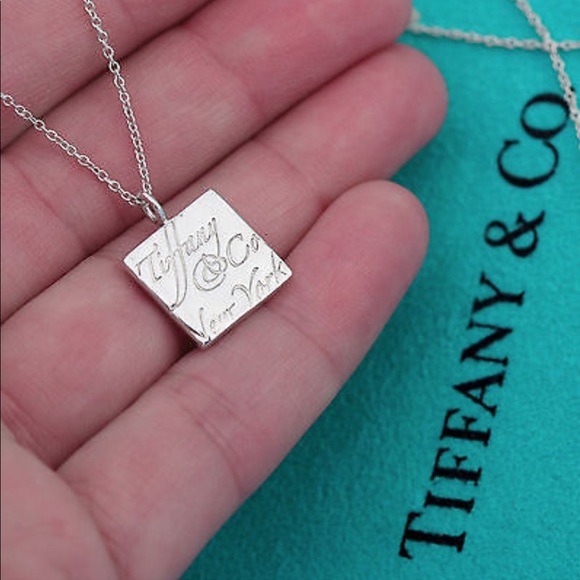 Tiffany & Co. Jewelry - Tiffany and Co sterling silver pendant necklace